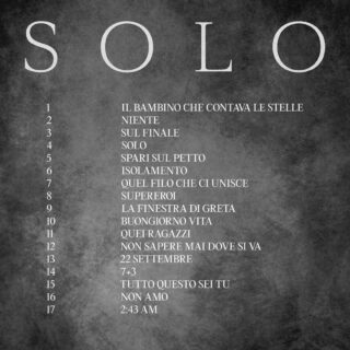 solo - ultimo - tracklist